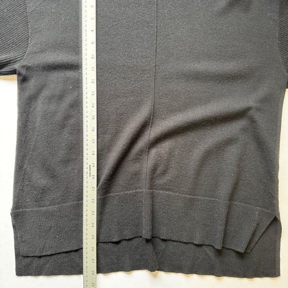 Talbots Sweater 100% Merino Wool Black Long Sleeve Shirt Top Soft Sz XL - Picture 6 of 15